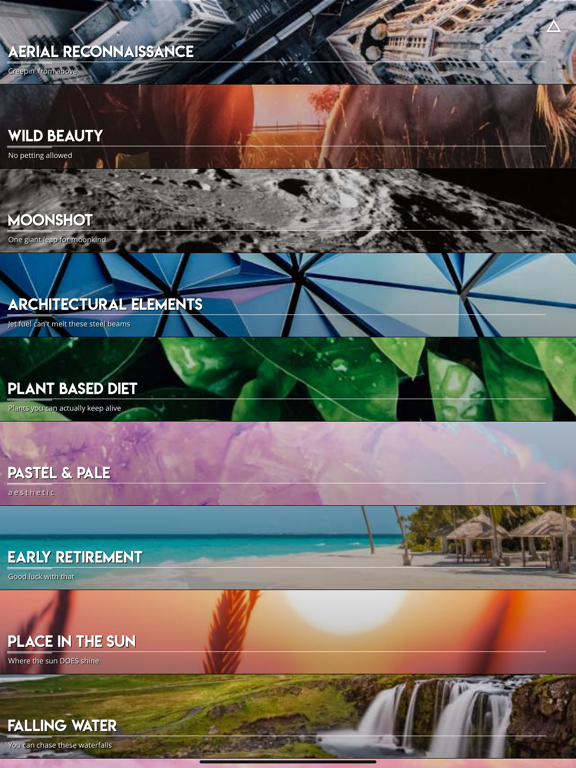 Kuvik Wallpapers iPad screenshot 1 - Entertainment app