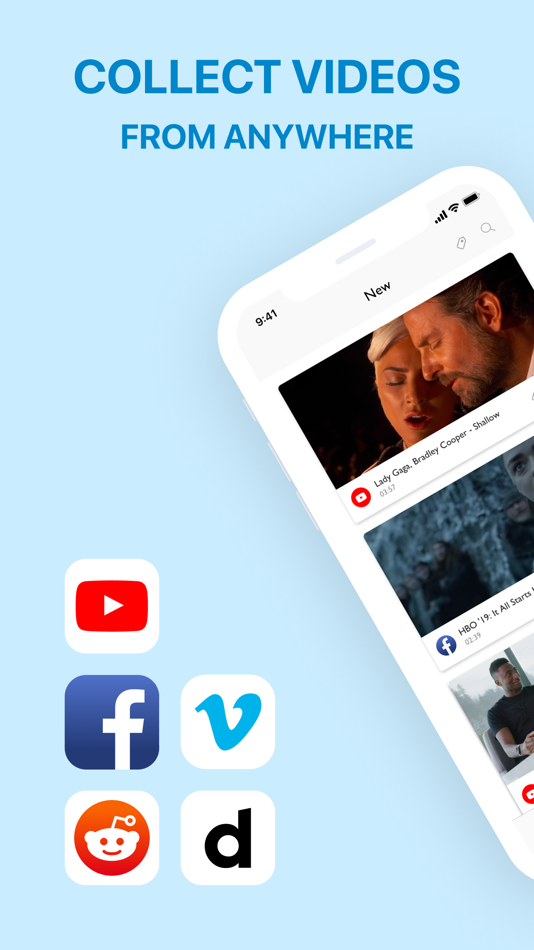 #1. Vookmark - Video Bookmarking (iOS) 由: ThreeSea Technologies Private Limited