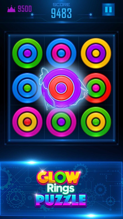 Glow Rings Puzzle screenshot-5