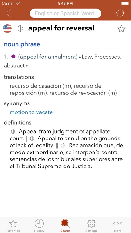 Spanish Legal Dictionary screenshot-4