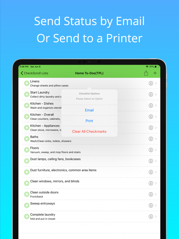 Screenshot #5 pour CheckScroll Checklists