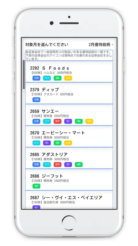ＧＬ優待クロス screenshot 1 of 4