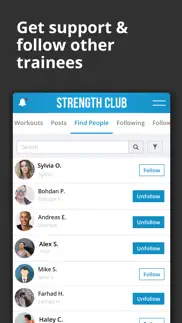 strength club iphone screenshot 3