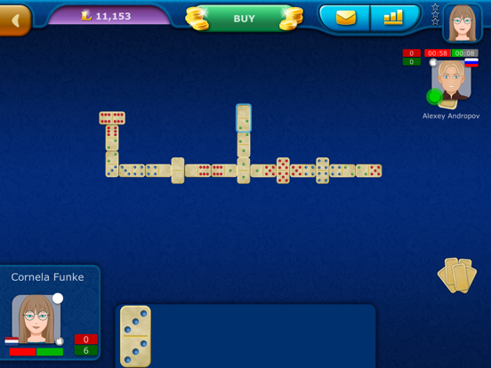 Online Dominoes LiveGames iPad screenshot