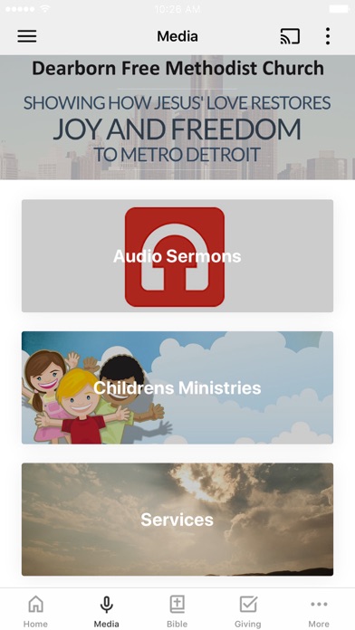 Dearborn Free Methodist Church Screenshot