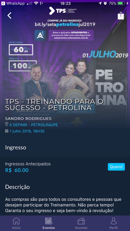 SetaEventos screenshot-3