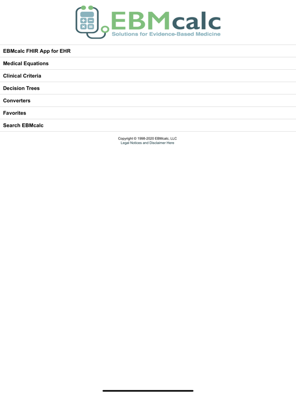 Screenshot #4 pour EBMcalc Neurology