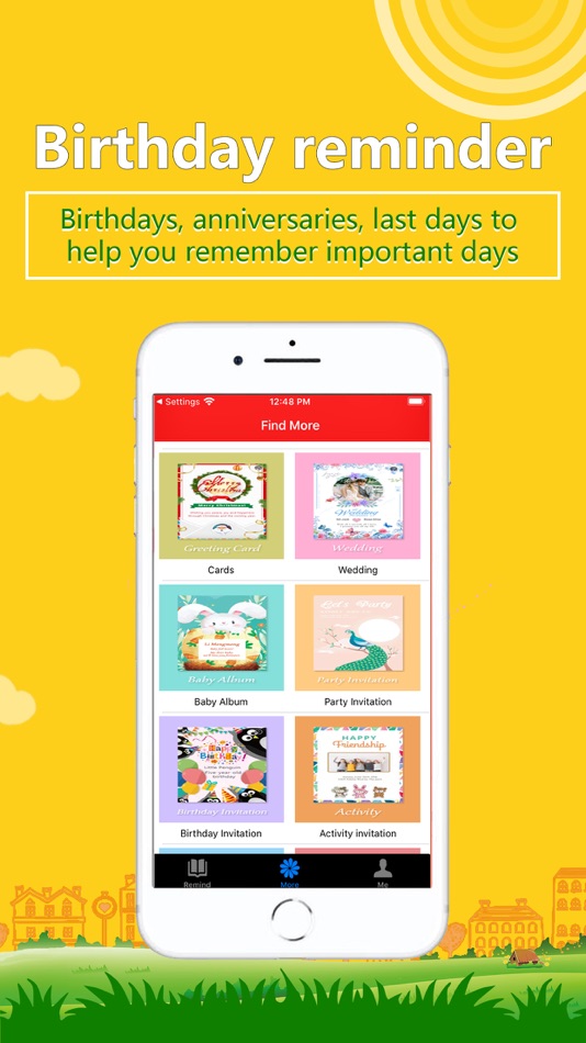 #3. Birthday assistant app (iOS) Podle: 小花 邓