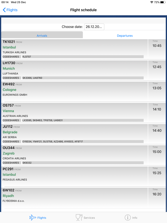 Screenshot #6 pour Sarajevo International Airport