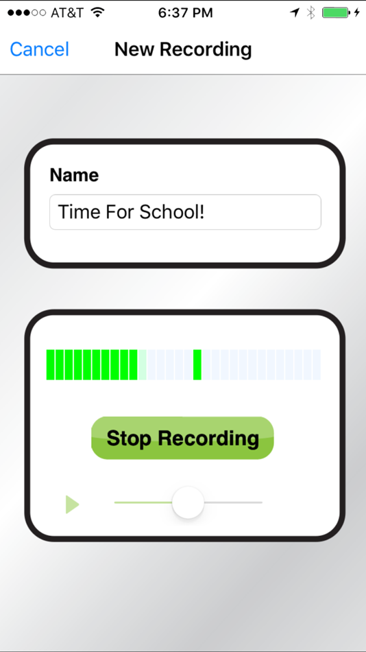 #5. My Voice Alarm (iOS) By: Arlo Leach