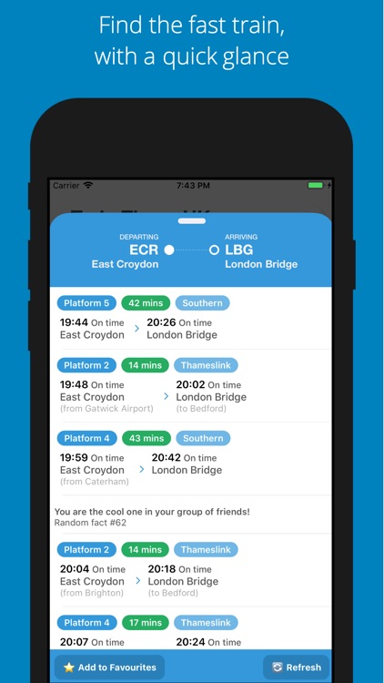 Train Times UK Journey Planner screenshot-0