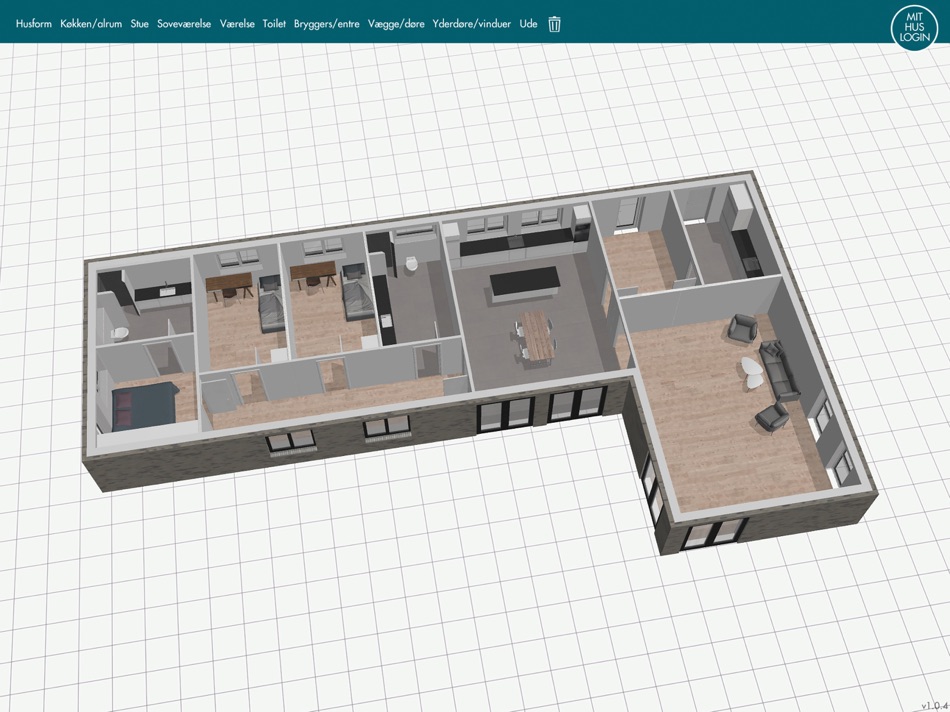 #2. HusDesigner fra Milton Huse (iOS) 由: 3d-empire