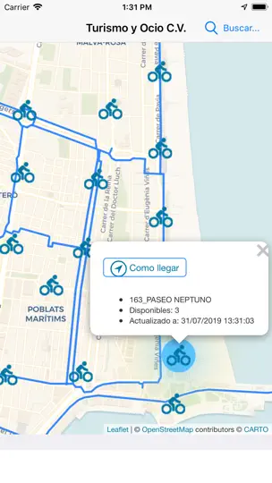 Captura de pantalla de Turismo Y Ocio Baleares en iPhone 5
