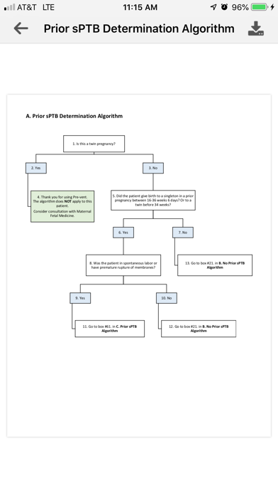 Pre-vent iPhone screenshot 4 - Medical app