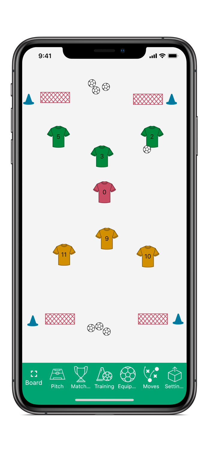 Football Tactic Board moves