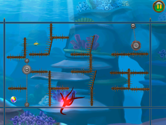 Maze fish iPad screenshot