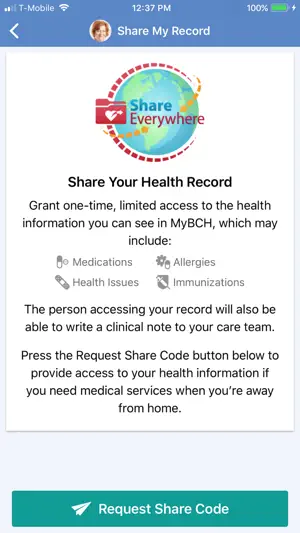 MyBCH screenshot 4