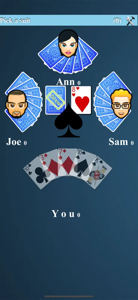 Crazy Eights Card Game