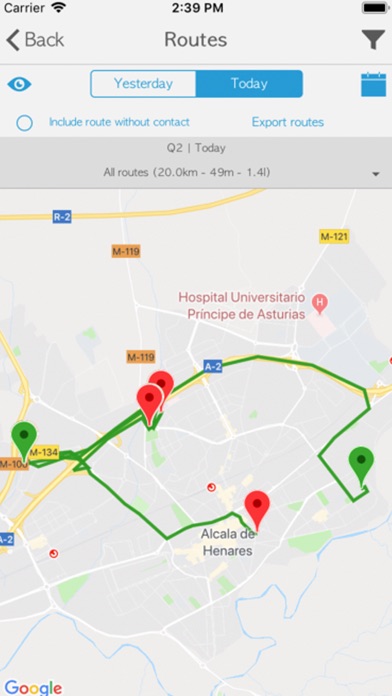 Viasat Telematics Screenshot