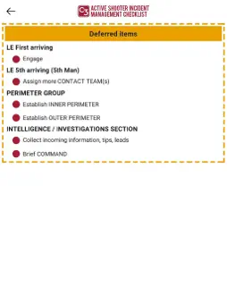 ASIM Checklist screenshot 7