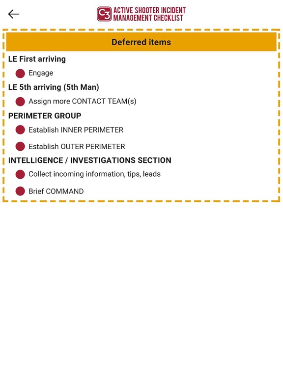 ASIM Checklist iPad screenshot 2 - Business app