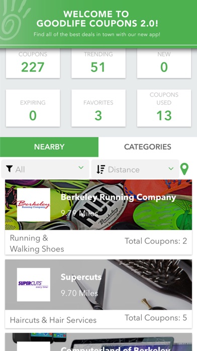 Screenshot #1 pour GoodLife Coupons