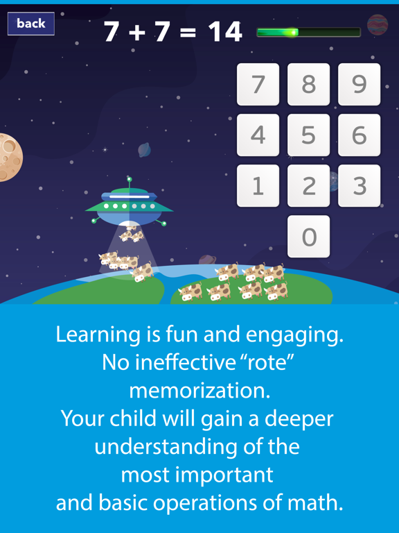 Adventures in Math: Math Facts iPad screenshot