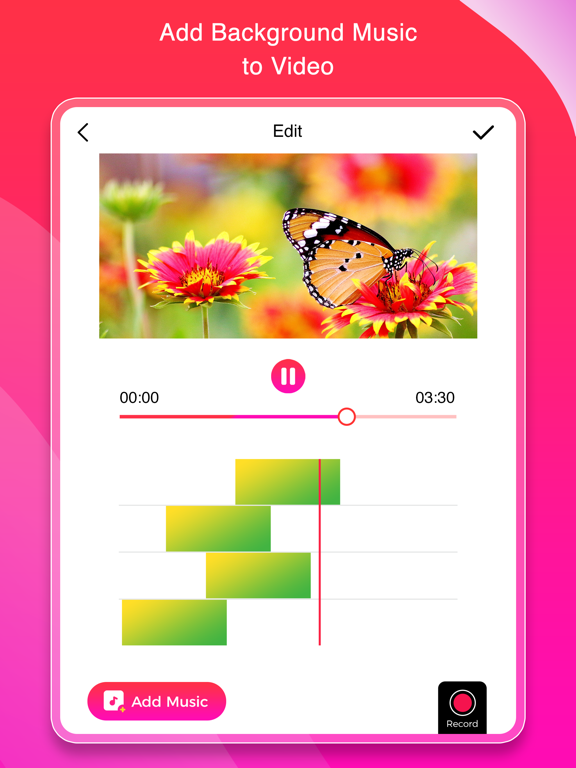 Screenshot #4 pour Add Background Audio to Video