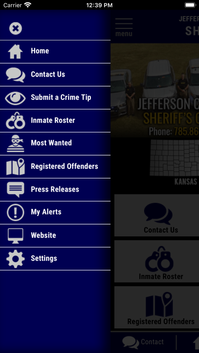 Jefferson County KS Sheriff screenshot 2