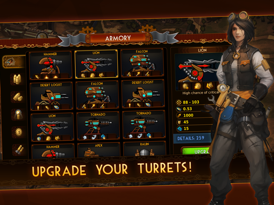 Steampunk Tower 2 iPad screenshot 6 - Games app