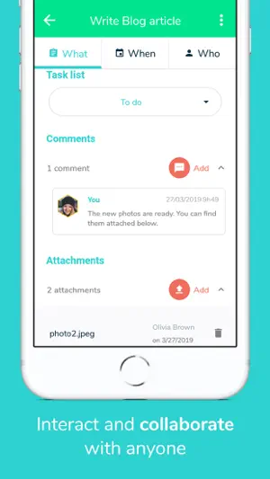 Beesbusy : project management screenshot 3