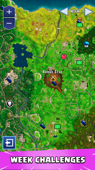 Screenshot #1 pour Map Guide for Fortnite