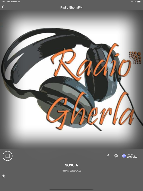 Radio GherlaFM iPad screenshot 4 - Music app