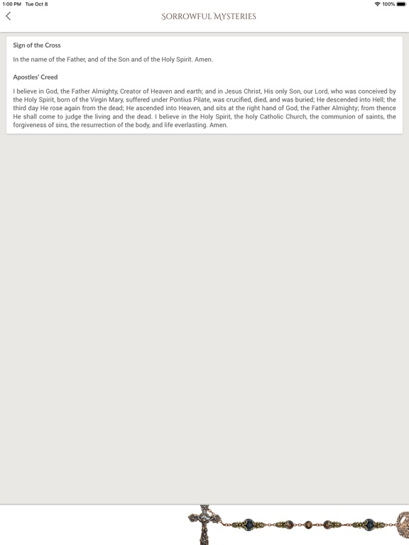 Contemplative Rosary iPad screenshot 4 - Reference app