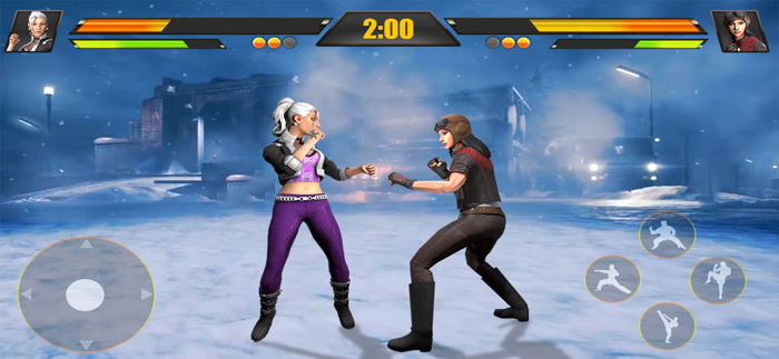 Girls Kungfu Street Fight