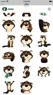 funny beaver stickers & emoji iphone screenshot 2