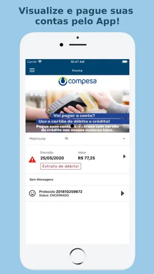 Compesa Mobile screenshot 1