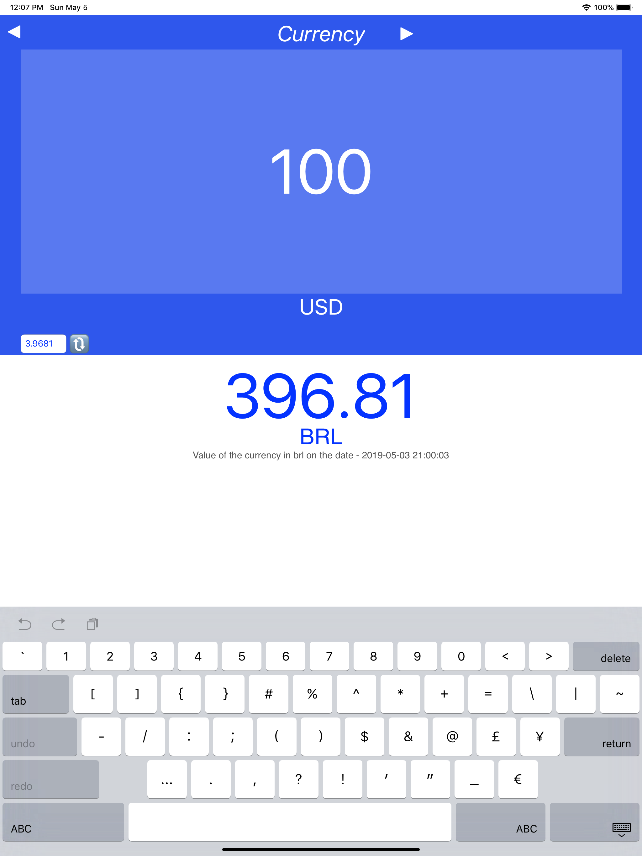 BRL to USD measures screenshot 10