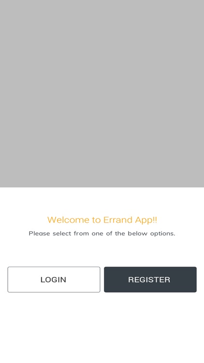 Errand App for Customers Only