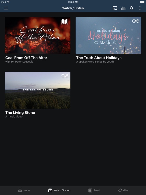 21st Missionary - SDARM Church iPad screenshot 2 - Education app