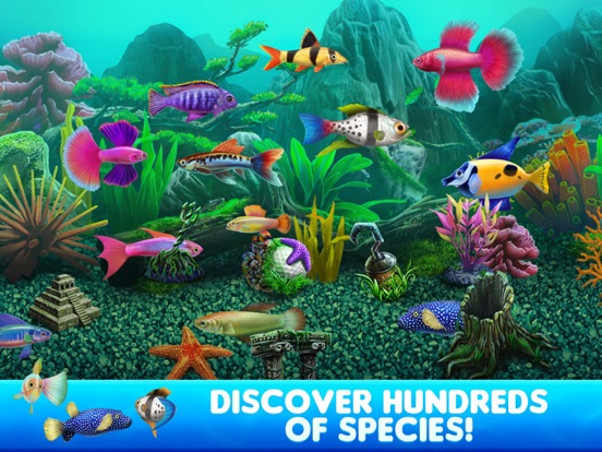 Fish Tycoon 2 Virtual Aquarium iPad app afbeelding 2