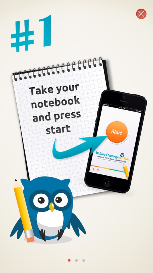 #2. Writing Challenge for Kids (iOS) Podle: Bartolome Masco Lopez