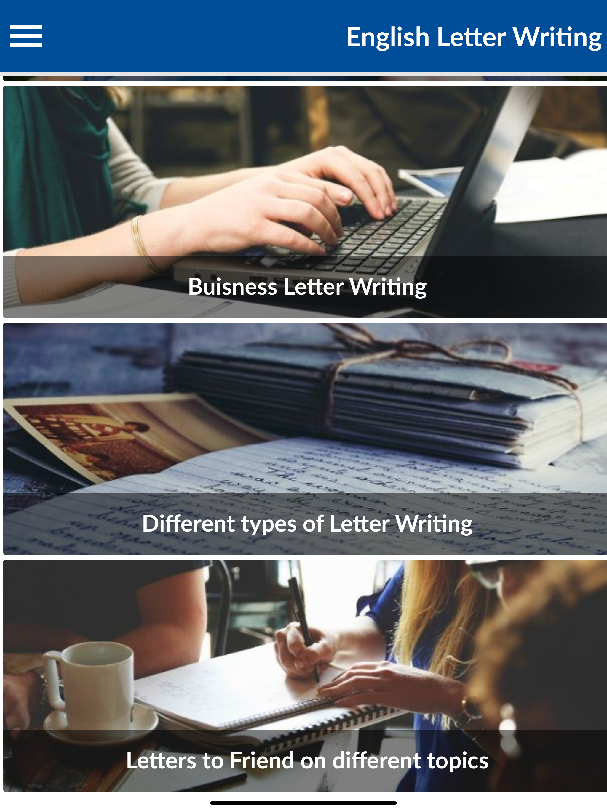 English Letter Writing Guide