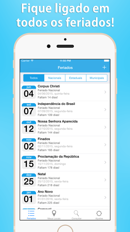 #1. iFeriados (iOS) 由: VK SOFTWARE LTDA