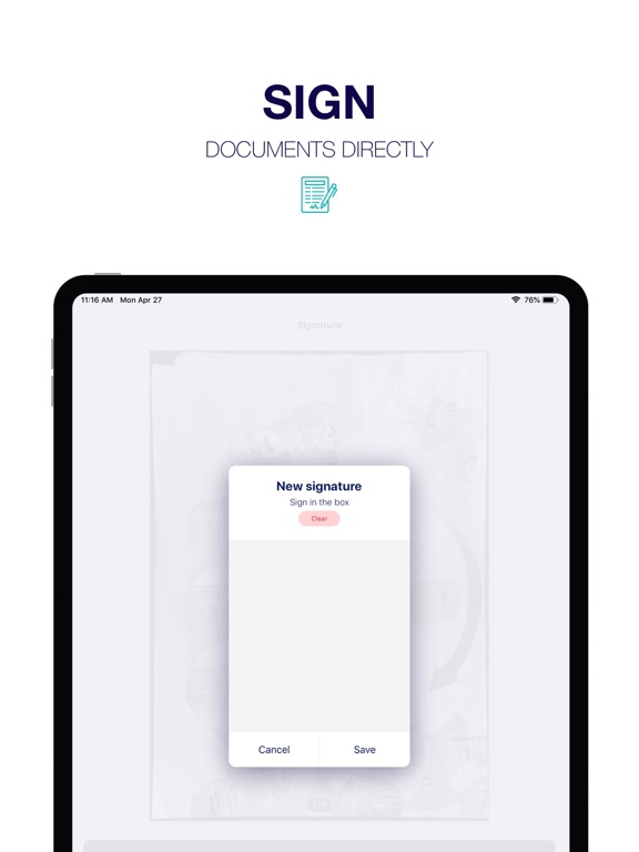 Scanner - Edit PDF & documents iPad screenshot 4 - Business app