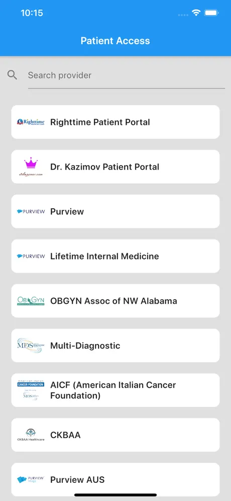 Purview Patient Access