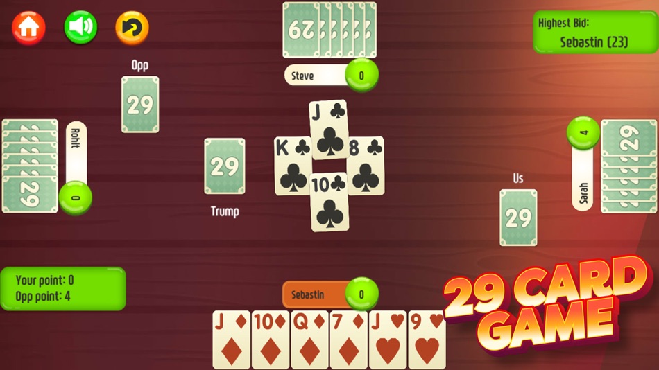 #2. 29 Card Game * PLUS (iOS) 由: Foes