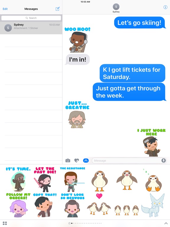 Screenshot #5 pour The Last Jedi Stickers