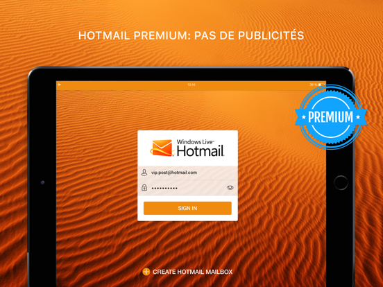 Screenshot #4 pour Premium email app pour Hotmail