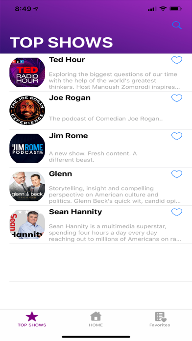Screenshot #1 pour CastMe Player: Stream Podcast